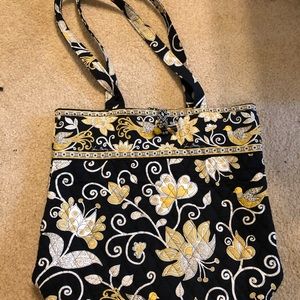 Vera Bradley Yellow Bird Tote Bag